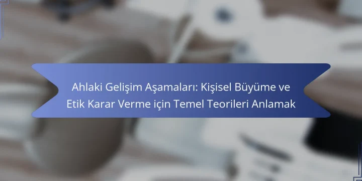 Ahlaki Gelişim Aşamaları: Kişisel Büyüme ve Etik Karar Verme için Temel Teorileri Anlamak