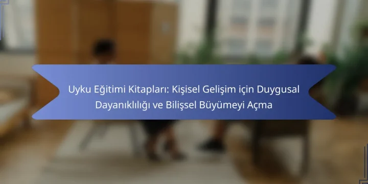 Uyku Eğitimi Kitapları: Kişisel Gelişim için Duygusal Dayanıklılığı ve Bilişsel Büyümeyi Açma